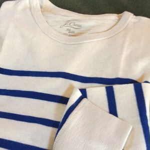 JCrew men’s nautical stripe sweatshirt